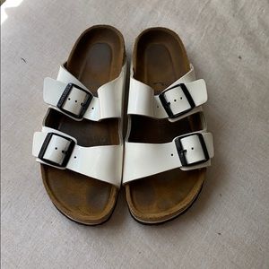 Classic Birkenstock Arizona style white size 39